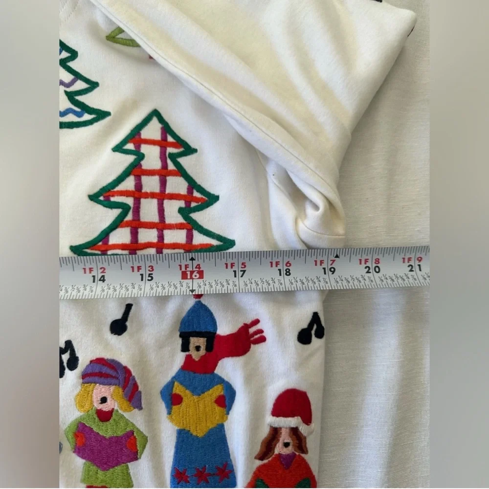 Michael Simon Holiday Embroidered Cardigan - Picture 7 of 13